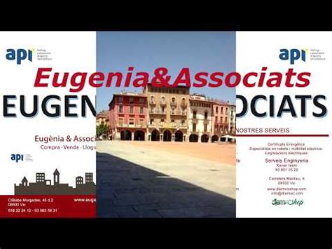 eugenia associats|Vistas Plaça major de Vic, 08500 